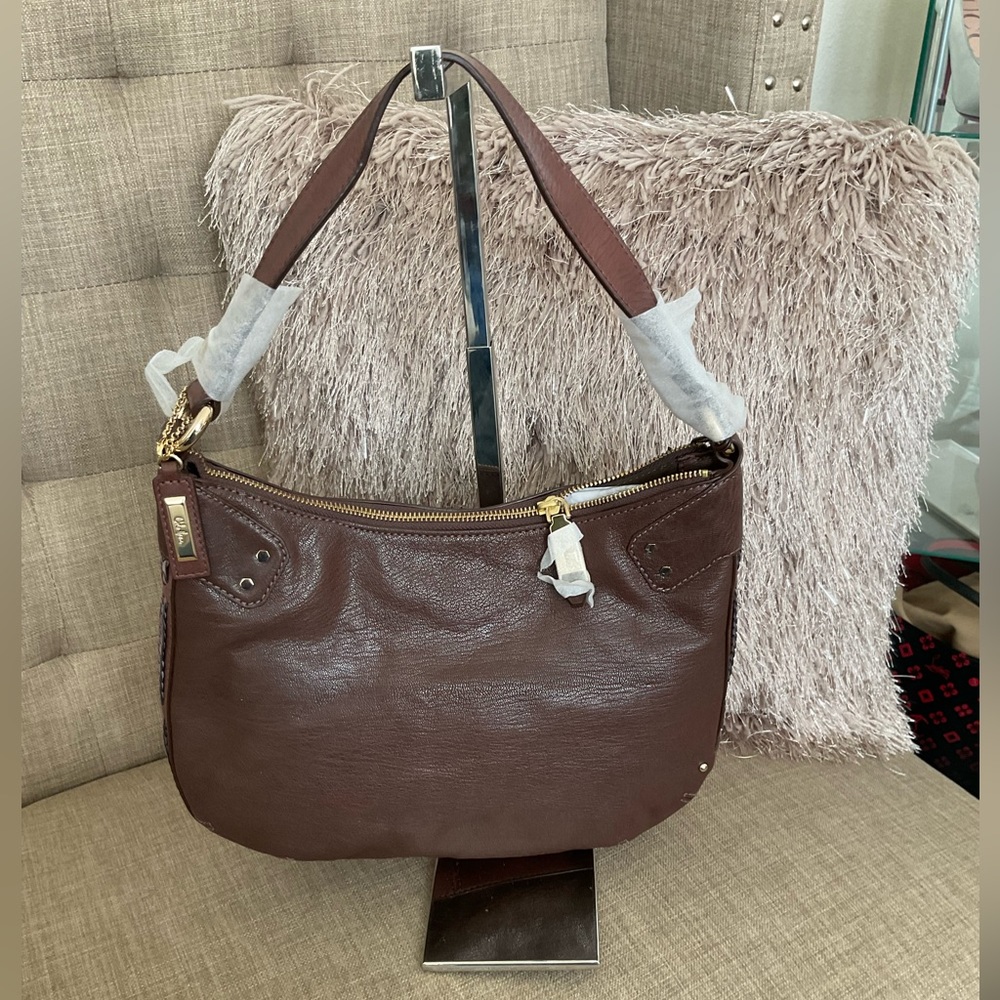 COLEHAAN MAYA HOBO CHESTNUT BAG